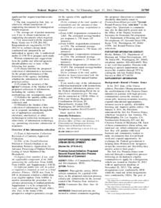 Promise Neighborhoods / United States Department of Housing and Urban Development / Federal Register / John Chafee / Designated landmark / The Promise / Military personnel / Politics of the United States / United States / Coastal Barrier Resources Act / United States Fish and Wildlife Service / Affordable housing