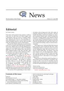 The Newsletter of the R Project  News Volume 4/1, June 2004