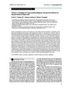 TAXON 57 (1) • February 2008: 53–65  Winkworth & al. • Campanulid phylogeny