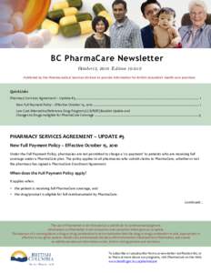 BC PharmaCare Newsletter[removed]