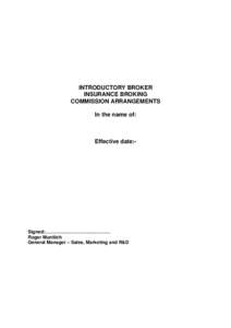 Financial institutions / Institutional investors / Finance / Insurance / Credit insurance / Risk management information systems / Broker / Premium Financing / Yield spread premium / Financial economics / Types of insurance / Investment