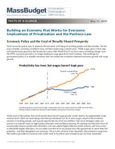 May 11, 2015  Building an Economy that Works for Everyone: Implications of Privatization and the Pacheco Law Economic Policy and the Goal of Broadly Shared Prosperity Good economic policy aims to improve the economic wel