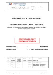 Title: EPSL  Engineering Drafting Standards Document No :