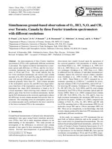 Atmos. Chem. Phys., 7, 1275–1292, 2007 www.atmos-chem-phys.net/ © Author(sThis work is licensed under a Creative Commons License.  Atmospheric