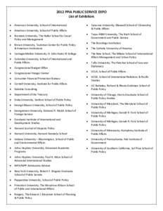 Government / Paul Nitze / Gerald R. Ford School of Public Policy / The Fletcher School of Law and Diplomacy / Johns Hopkins University / Robert F. Wagner Graduate School of Public Service / School of International and Public Affairs /  Columbia University / University of Maryland School of Public Policy / Association of Professional Schools of International Affairs / Public policy schools / Academia / Public policy