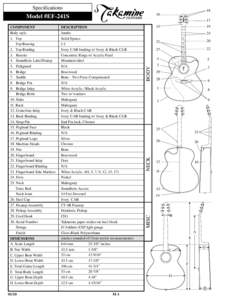 SpecificationsModel #EF-241S