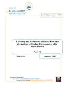 Commerce / Game theory / Graph theory / Networks / Vickrey auction / EBay / Feedback / Auction / Mechanism design / Business / Auction theory / Auctioneering