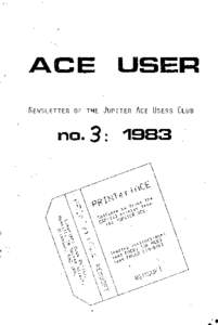 Jupiter Ace / Ace / Computer keyboard / Compact Cassette / Apple IIe / ZX81 / Computer hardware / Home computers / Classes of computers