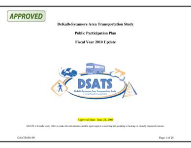 DeKalb-Sycamore Area Transportation Study