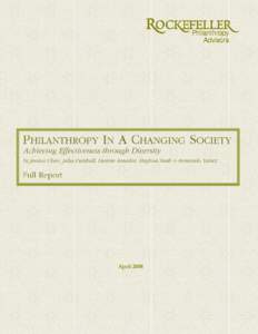 Rockefeller Philanthropy Advisors / Philanthropy / The Philanthropic Initiative / Foundation Center / Foundation / Diversity / Biodiversity / Terminology / Structure / Council on Foundations / Foundations / Greenlining Institute