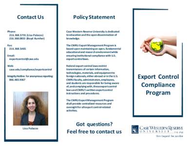 Contact Us  Policy Statement Phone: Lisa Palazzo)