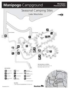 Manipogo Provincial Park Manipogo Campground Seasonal Camping Sites Lake Manitoba