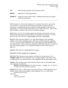 5JSC/LC/12/LC follow-up/CILIP response 2 February 2009 p. 1 TO: