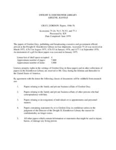 Military personnel / McCarthyism / Gordon Gray / Presidency of Dwight D. Eisenhower / J. Robert Oppenheimer / Dwight D. Eisenhower / Lewis Strauss / Operations Coordinating Board / Psychological Strategy Board / Government / United States National Security Council / United States