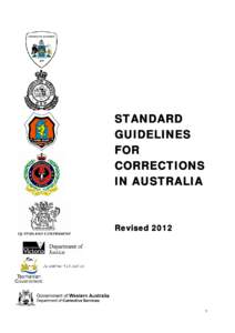 Standard Guidelines for Corrections in Australia – Revised 2012