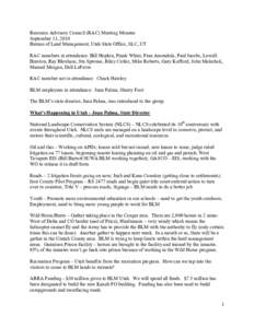 Land management / Bureau of Land Management / Wildland fire suppression / United States / Revised statute / Environment of the United States / Conservation in the United States / United States Department of the Interior