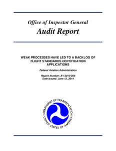 Flight Standards District Office / Flight training / Professional certification / Type certificate / Designated Pilot Examiner / Aviation / Federal Aviation Administration / Air safety