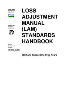 United States Department of Agriculture Federal Crop Insurance