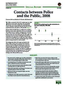 Contact between the Police and Public, 2008