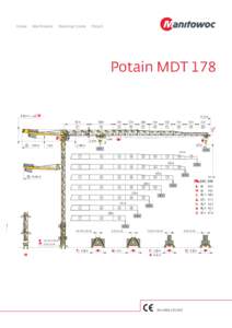 Potain MDT,82 m + 61,3 m 10 m