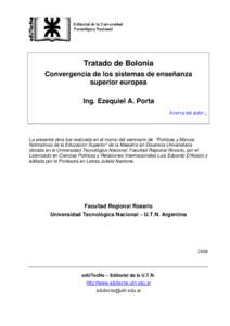 Microsoft Word - Copia de Ezequiel Porta - Tratado de Bolonia - Convergencia de los .doc