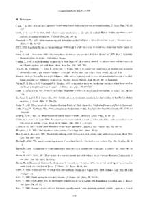 Technical Reports the MRI，No。M．References Clark，T．L．，1977：A sma11−scale dynamic model using terrain following coordinate transformation．∫Co窺ρ。Ph夕s。，・24，1