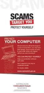 SCAMS YOU TARGET Protect yourself