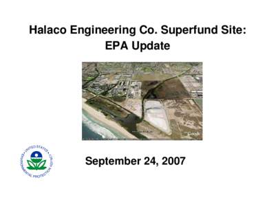 Microsoft PowerPoint - Halaco Sept 2007 update