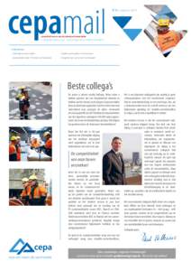cepamail  N° 41 - augustus 2014 nieuwsbrief over en voor de antwerpse havenarbeider 2-maandelijkse uitgave van cepa - werkgeversorganisatie aan de Haven van Antwerpen