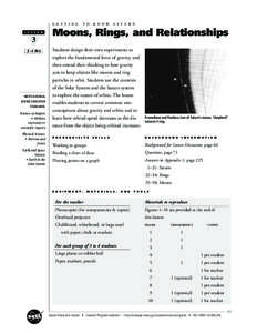 Moons of Saturn / Saturn / Planemos / Celestial mechanics / Rings of Saturn / Cassini–Huygens / Planetary ring / Natural satellite / Jupiter / Astronomy / Planetary science / Space