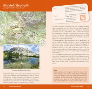 Nassfeld Geotrails  1 „Along the fossil-rich seashores“