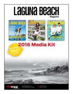 MagazineMedia Kit 250 BROADWAY ST. LAGUNA BEACH, CA 92651