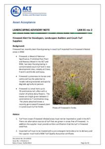 Landscaping Advisory Note 03