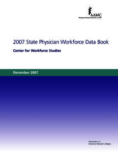 2007 State Physician Workforce Data Book