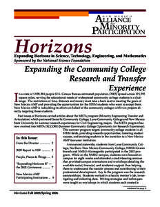 Consortium for North American Higher Education Collaboration / Oak Ridge Associated Universities / New Mexico State University / University of New Mexico / Las Cruces /  New Mexico / San Juan College / New Mexico Institute of Mining and Technology / Alamogordo /  New Mexico / New Mexico / North Central Association of Colleges and Schools / Association of Public and Land-Grant Universities