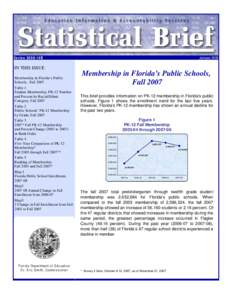 Membership in Florida’s Public Schools