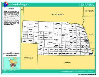 nationalatlas.gov Where We Are COUNTIES NEBRASKA