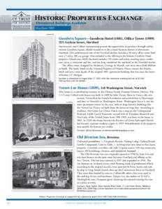 Historic Properties Exchange Threatened Buildings Available May/June 2015 auction.com