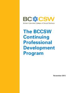 The BCCSW Continuing Professional Development Program
