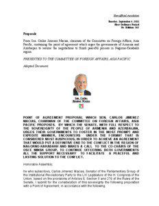 Politics of Azerbaijan / Nagorno-Karabakh / Madrid Principles / OSCE Minsk Group / Outline of Nagorno-Karabakh / Nagorno-Karabakh Republic / Nagorno-Karabakh conflict / International relations / Political geography