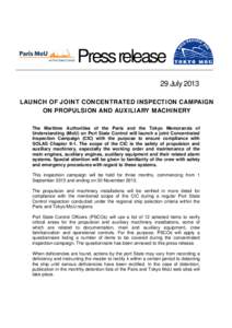 Microsoft Word - Joint press release CIC on propulsion and auxiliary machinery.doc