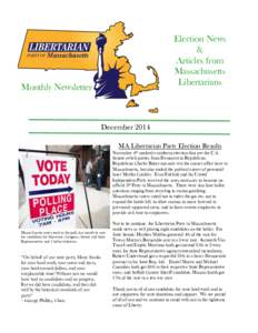 Election News & Articles from Massachusetts Libertarians