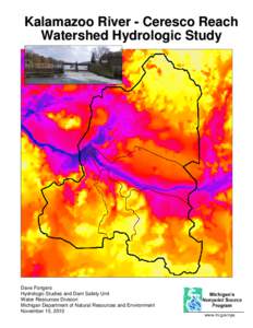 Kalamazoo River - Ceresco Reach Watershed Hydrologic Study