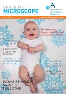 under the  MICROSCOPE NEWSLETTER OF THE TELETHON INSTITUTE FOR CHILD HEALTH RESEARCH