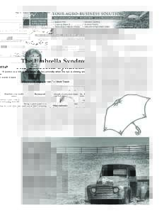 Page 16 - Quebec Farmers’ Advocate / MayThe Umbrella Syndrome “A banker is a fellow who lends you his umbrella when the sun is shining and wants it back the minute it begins to rain.” — Mark Twain Establis