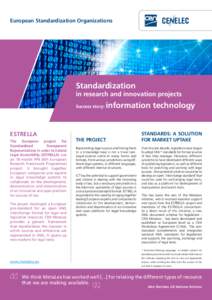 European Standardization Organizations  Standardization 