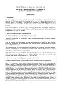 IPCC Summary for Policymakers / IPCC Second Assessment Report / IPCC Fourth Assessment Report / IPCC Third Assessment Report / AR 5 / Criticism of the IPCC Fourth Assessment Report / John Zillman / Climate change / Intergovernmental Panel on Climate Change / IPCC Fifth Assessment Report