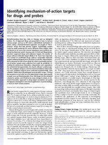 Pharmacology / Medicinal chemistry / Proteins / Pharmacy / Signal transduction / Biological target / Drug discovery / Receptor antagonist / Acetylcholine / Pharmaceutical sciences / Chemistry / Biology