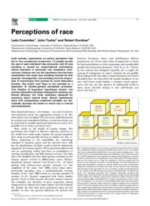 Review  TRENDS in Cognitive Sciences 173