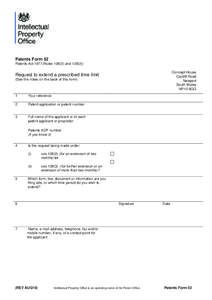 Patents Form 52 Patents Act 1977(Rules[removed]and[removed]Concept House Cardiff Road Newport South Wales